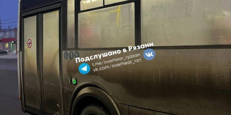Рязанцы недовольны грязным общественным транспортом