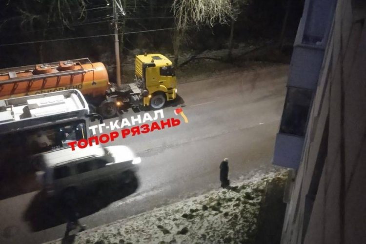 Рязанская полиция отреагировала на информацию о столкновении бензовоза и автобуса