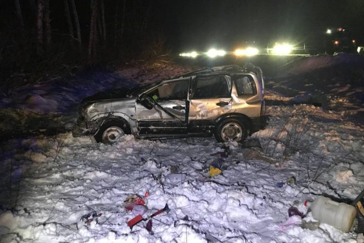 Трое детей пострадали в автоаварии в Спасском районе