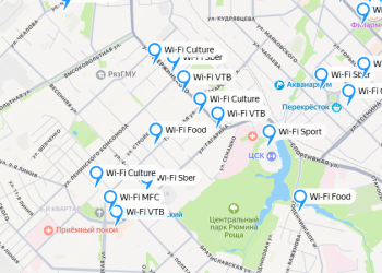Для рязанцев опубликовали интерактивную карту бесплатного Wi-Fi Для рязанцев опубликовали интерактивную карту бесплатного Wi-Fi