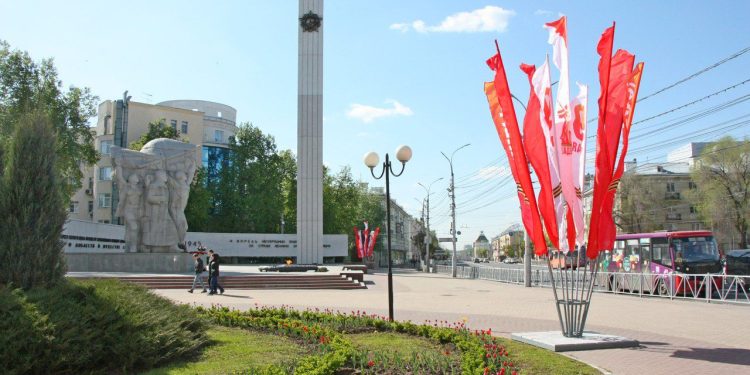 Артемов: в Рязани завершаются работы по праздничному оформлению города ко Дню Победы