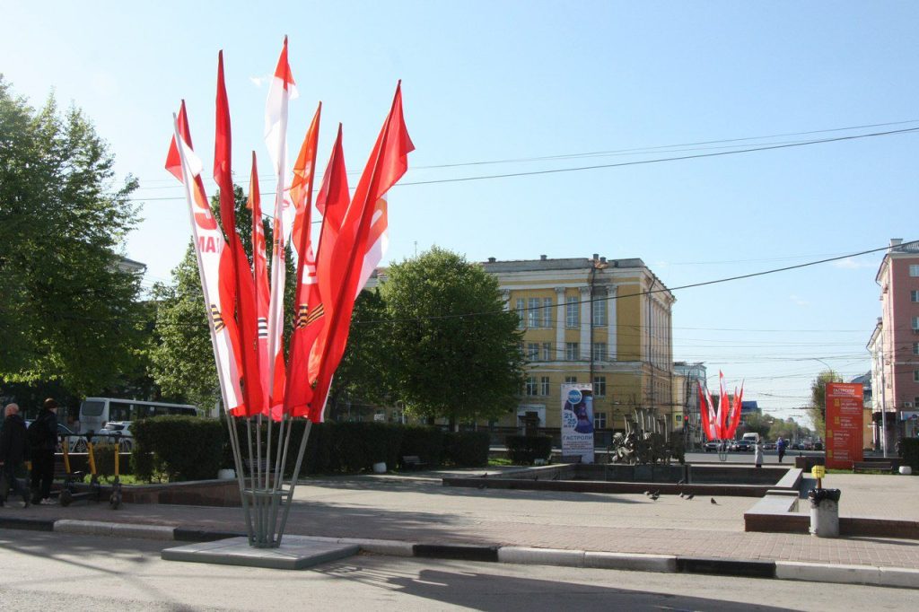 Артемов: в Рязани завершаются работы по праздничному оформлению города ко Дню Победы