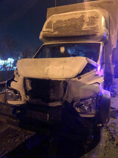 В Рязанской области в массовом ДТП столкнулись 5 грузовиков