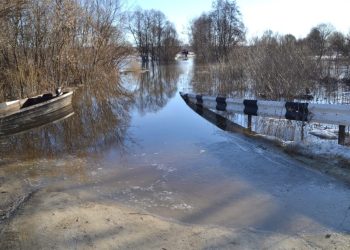 Ока достигла четырех метров. Паводок заливает мосты