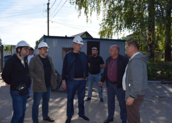 Мэр Рязани Артемов посетил Мервино, где будет строиться новая школа №28 на 1100 мест