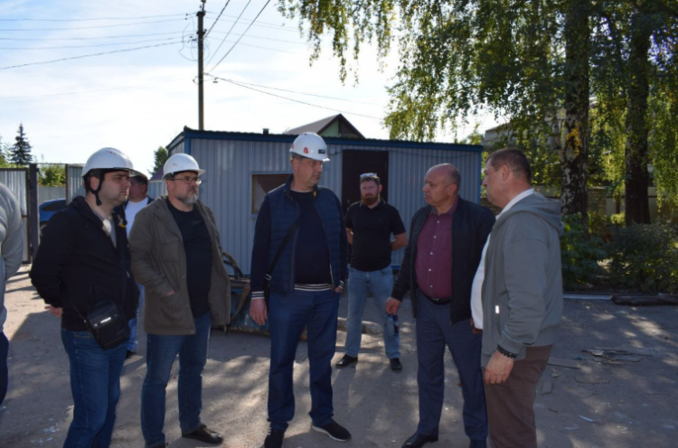 Мэр Рязани Артемов посетил Мервино, где будет строиться новая школа №28 на 1100 мест