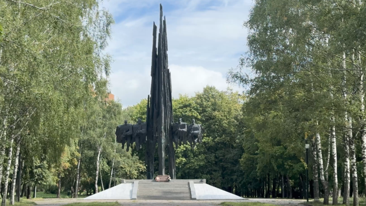 В Рязани "Народный контроль" проверил благоустройство парка Советско-Польского братства по оружию