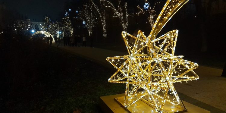 Рязанский Лыбедский бульвар украсили к Новому году