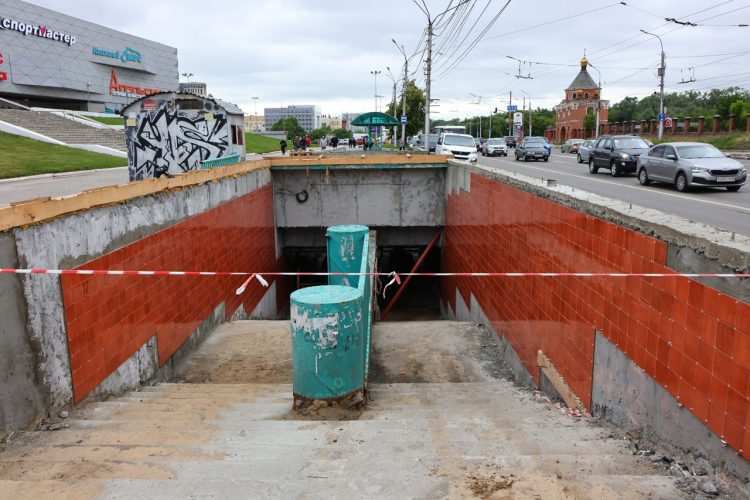 Малков поручил исправить недостатки ремонта подземного перехода у рязанского ТД "Барс"