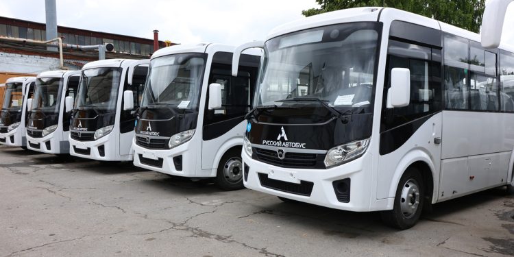 В Рязань поступило 20 новых низкопольных автобусов среднего класса
