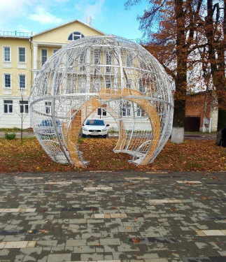 В рязанском Касимове устанавливают новогоднюю иллюминацию В рязанском Касимове устанавливают новогоднюю иллюминацию