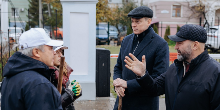 Губернатор Малков проконтролировал ход работ по озеленению Рязани Губернатор Малков проконтролировал ход работ по озеленению Рязани