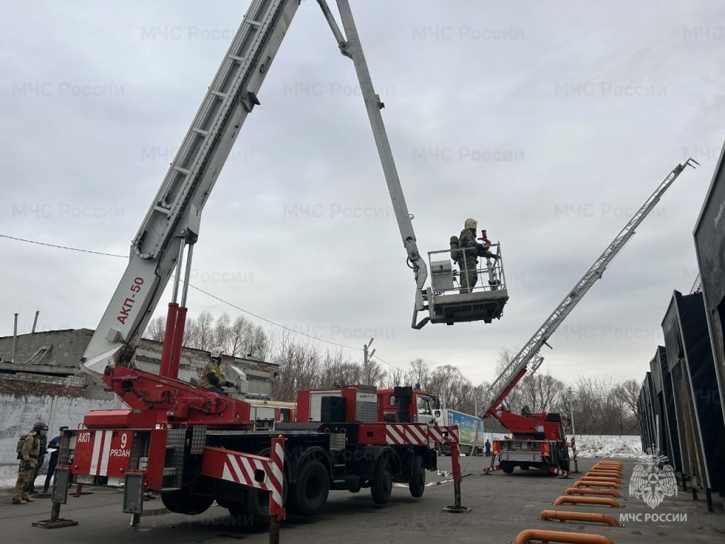 На рязанском предприятии 29 марта прошли учения МЧС