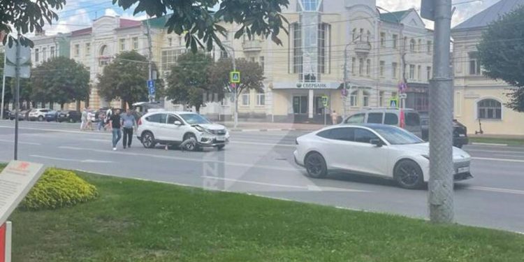 В центре Рязани 6 августа произошла авария