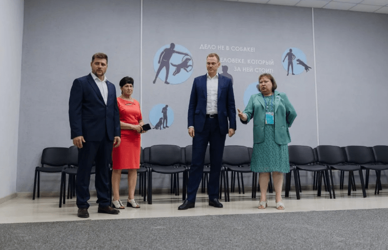 В Рязанском колледже имени Комарова открыли уникальный учебно-кинологический центр