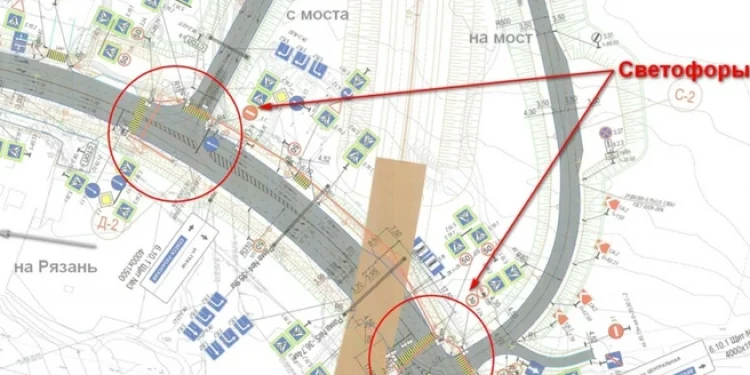 В Сети появилась схема организации движения на подъезде к новому мосту через рязанскую Оку В Сети появилась схема организации движения на подъезде к новому мосту через рязанскую Оку