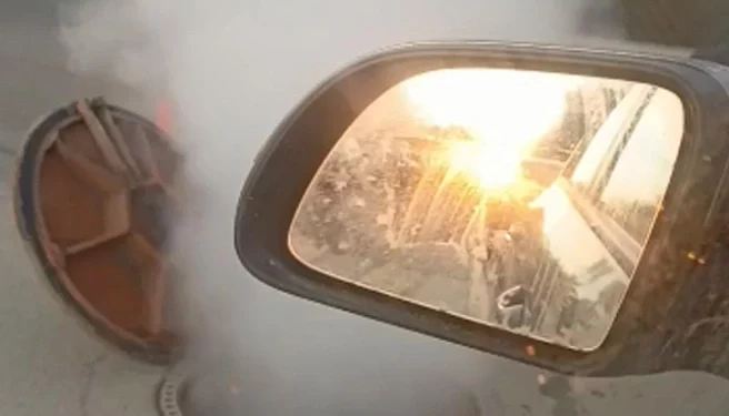 Рязанский водитель оказался в «долине гейзеров»