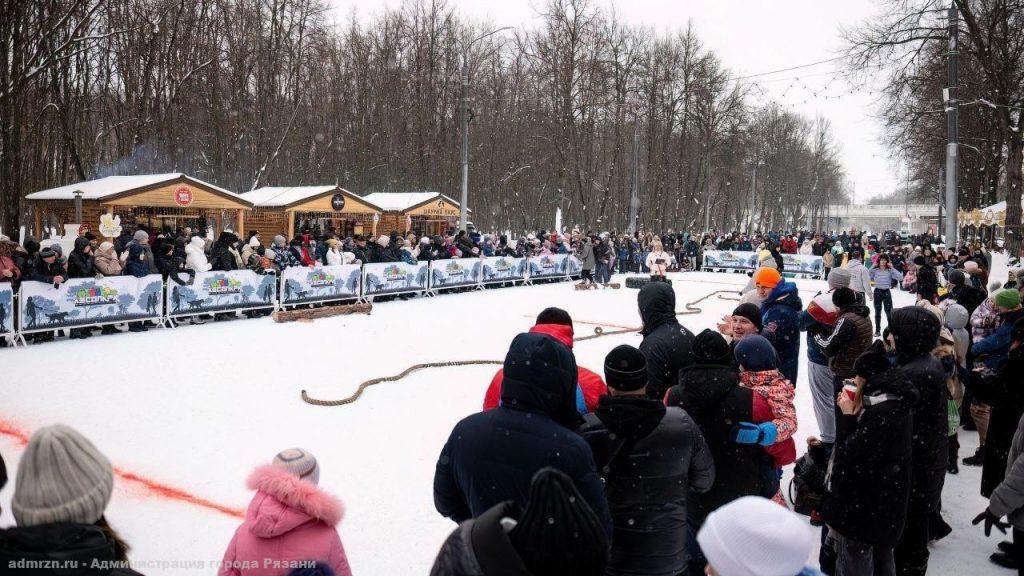 Масленицу в рязанском Лесопарке отпраздновали 3000 человек