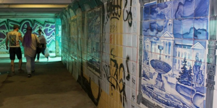 В подземном переходе у рязанского ТД «Барс» заменят перегоревшие лампы