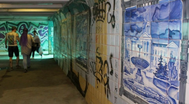 В подземном переходе у рязанского ТД "Барс" заменят перегоревшие лампы