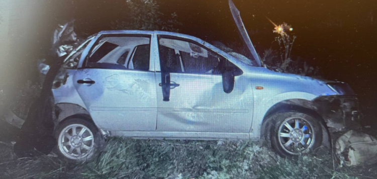 В Скопинском районе при опрокидывании автомобиля погиб 43-летний мужчина