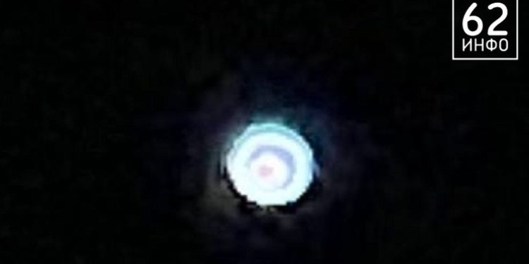 В небе над Рязанским регионом запечатлели НЛО