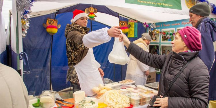 В Рязани на ярмарках выходного дня продали 7,4 тонны мяса, полуфабрикатов и колбасных изделий