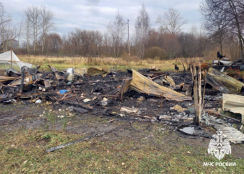 В Рыбновском районе сгорел жилой дом В Рыбновском районе сгорел жилой дом
