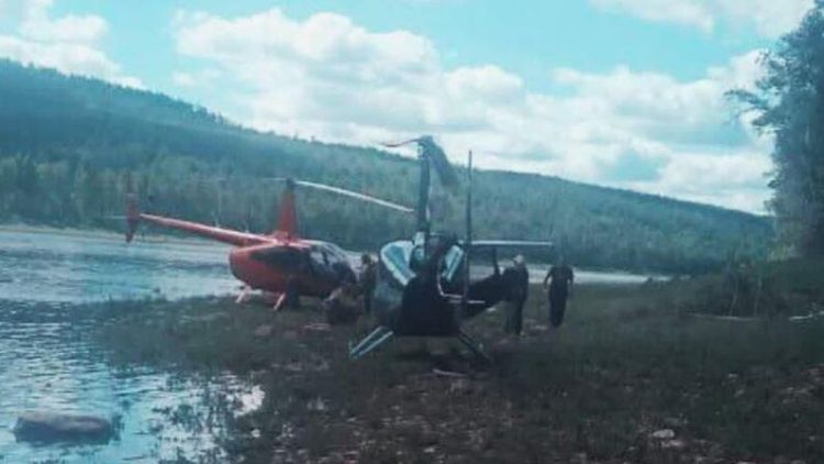 В Амурской области разбился вертолет