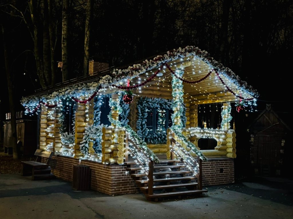 Рязанский Лесопарк украсили к Новому году