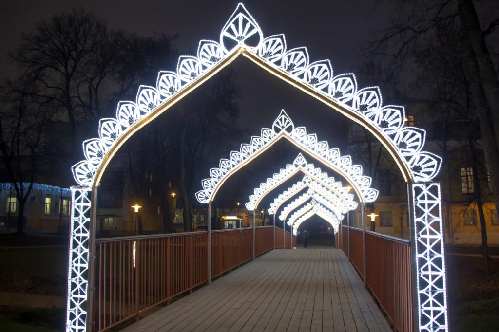 В мэрии Рязани объявили о подключении новогодней иллюминации на городских улицах