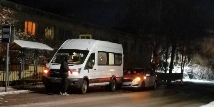 В рязанском Рыбном маршрутка вместе с пассажирами угодила в ДТП