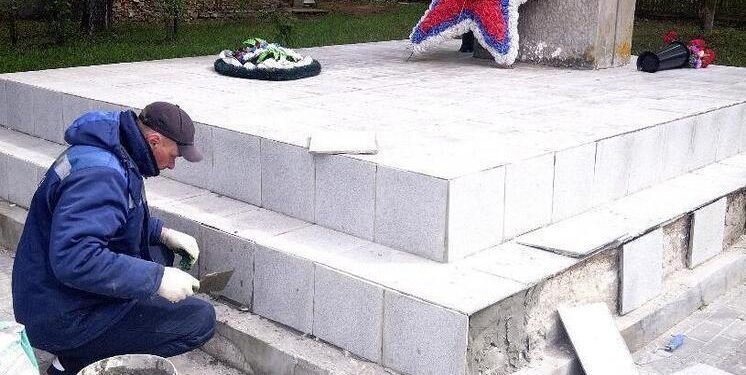 В Касимовском округе осужденный восстановил мемориал в честь воинов Великой Отечественной войны