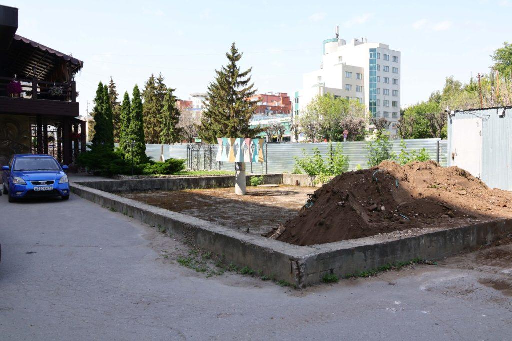 Около Рязанского театра кукол на месте фонтана появится новая цветочная клумба