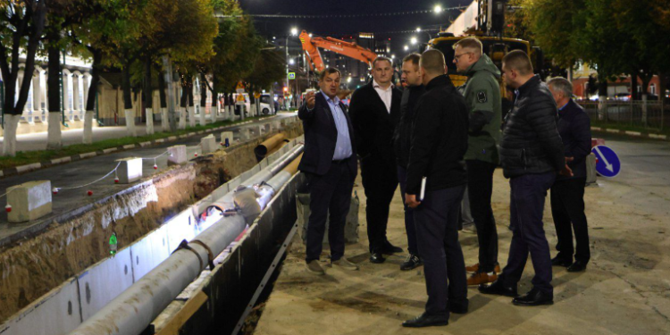 Артемов: работы по ремонту теплосетей в центре Рязани ведутся с отставанием от графика Артемов: работы по ремонту теплосетей в центре Рязани ведутся с отставанием от графика