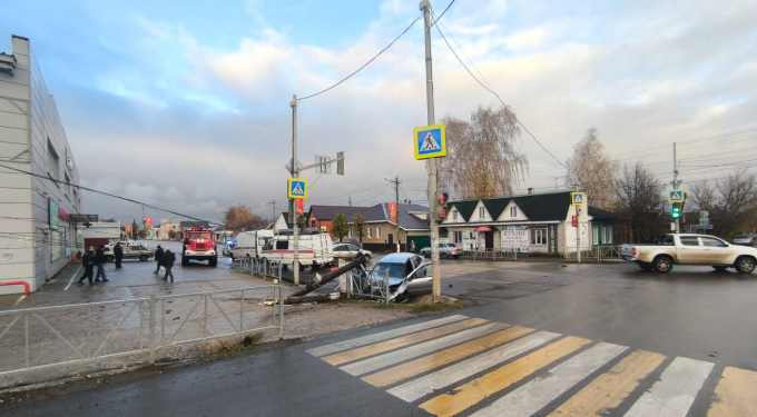 В ДТП в рязанском Скопине пострадали четыре человека