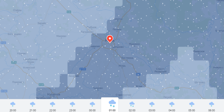 В ночь на 5 февраля Рязань накроет снегопад