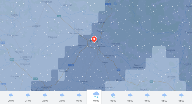 В ночь на 5 февраля Рязань накроет снегопад