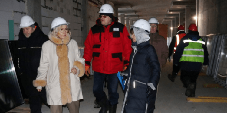 Строительство новой школы в рязанском Семчине выполнено на 36%