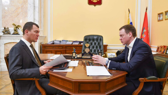 Рязанский губернатор Малков и министр спорта РФ Дегтярев обсудили развитие спорта в регионе Рязанский губернатор Малков и министр спорта РФ Дегтярев обсудили развитие спорта в регионе