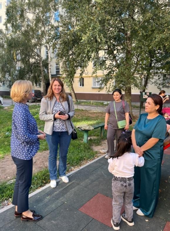 В рязанском Канищеве прошла приемка трех детских площадок