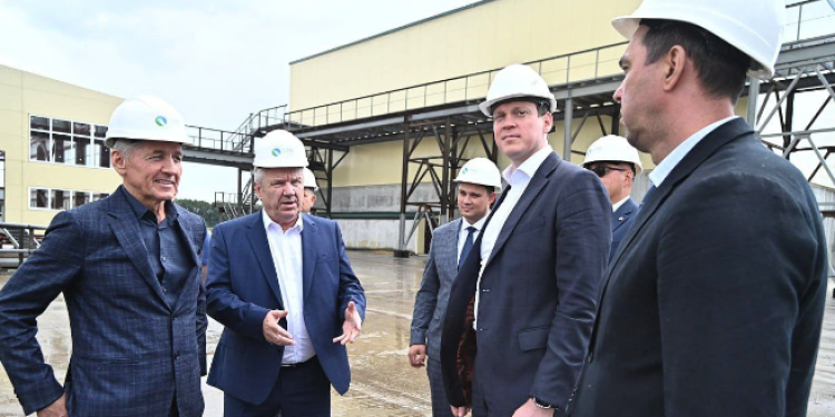 Рязанский губернатор Малков посетил комплекс агропромышленного инвестпроекта в Ряжском районе