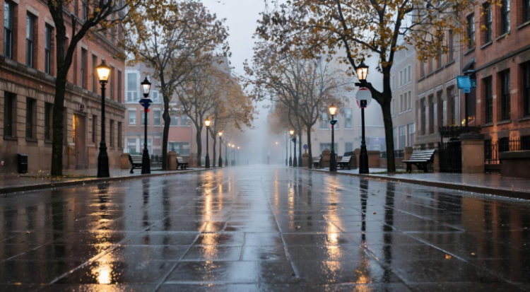 В пятницу в Рязанской области ожидается небольшой дождь и до +9 градусов