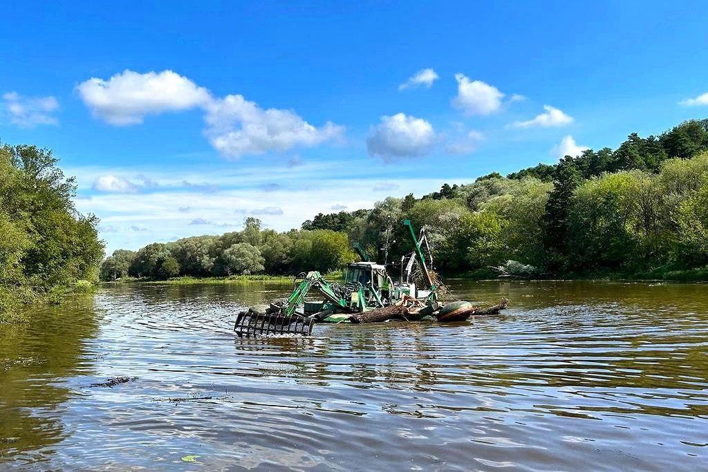 Малков: работы по расчистке рязанской реки Солотча завершены