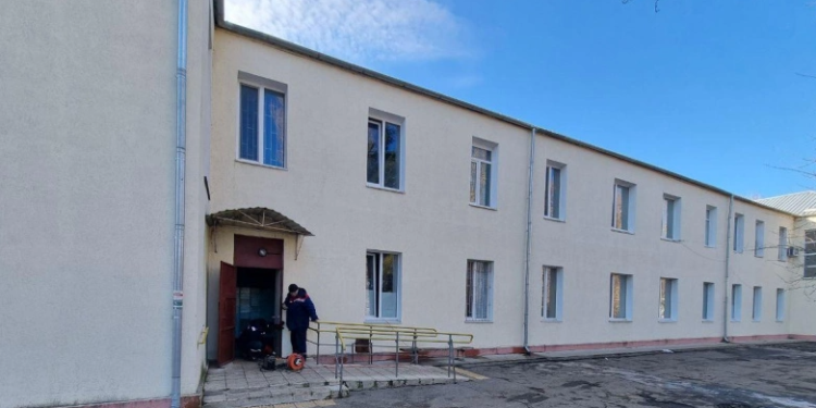 Рязанские рабочие восстанавливают инфраструктуру в Чаплынке Херсонской области