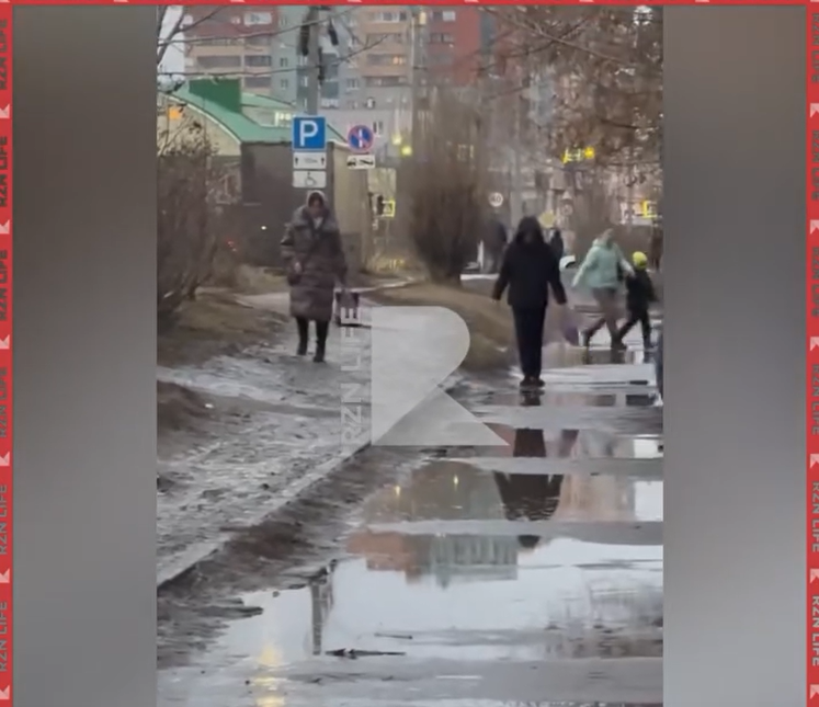 Рязанцы пожаловались на дорогу, ведущую к школе №73 в Кальном