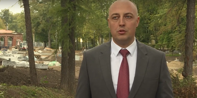 Бранов: благоустройство рязанского Нижнего городского сада завершится 30 сентября