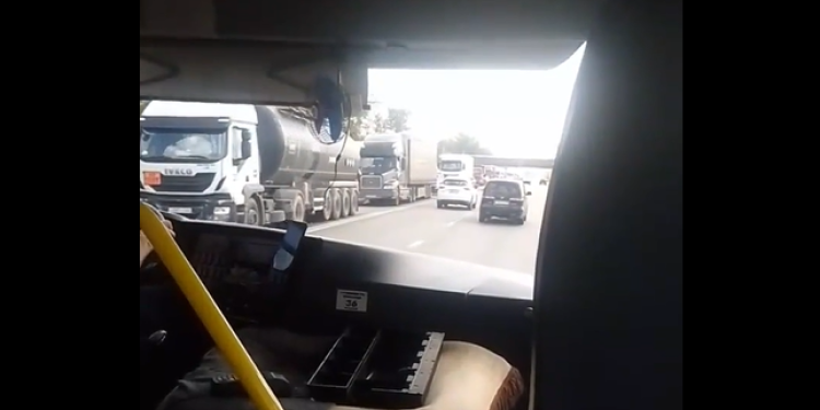 14 августа на Московском шоссе образовалась крупная пробка