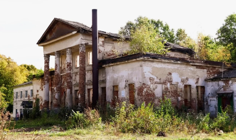 В Рязанском регионе на торги выставили разрушенную усадьбу Желтухиных