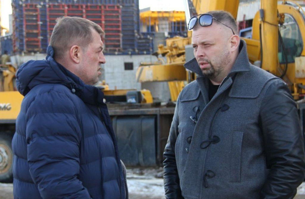 Мэр Рязани Артемов проконтролировал ход строительства новой школы в Олимпийском городке